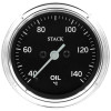 Autometer Stack 52mm 40-140 Deg C 1/8in NPTF Male Pro Stepper Motor Oil Temp Gauge - Classic - ST3309C Photo - Primary