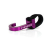 NRG Steering Wheel Hook CNC Aluminum w/ Laser Logo - Purple - STR-100PP Photo - Close Up
