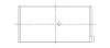 ACL Mitsubishi 4G63/4G64 6 Bolt 1st Gen DSM 0.25mm Oversized High Performance Rod Bearing Set - 4B1146H-.25 Technical Drawing