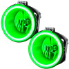 Oracle Lighting 06-10 Jeep Commander Pre-Assembled LED Halo Headlights -Green - 7064-004 Photo - Primary