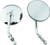 Bikers Choice 4in Round Mirror Chrm (Short-L) - 489712 User 3