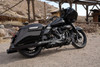 Vance & Hines 17-23 Harley Touring Models Blackbird 450 Slip-Ons - Black Contrast Finish End Caps - 46792 Photo - Primary