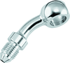 Twin Power Chrome Brake Fitting 3/8 Inch X AN3 35 Degree Banjo Adaptor - 035956 Photo - Primary