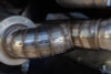 MBRP 20-24 Chevrolet Corvette C8 3in Active Cat Back Quad Split Rear Exit Exhaust w/ AFM Sims - S70413CF Photo - Close Up