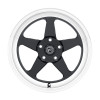 Forgestar 18x5 D5 Drag 5x120.65 ET-10 BS 2.6 Gloss BLK / Diamond Lip 78.1 Bore - F0918C063N10 Photo - Primary