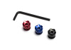Wheel Mate Muteki Aluminum Closed End Cap 12 X 1.25- Blue (24 PCS) - 32955U User 1
