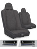 PRP Jeep Wrangler CJ7/YJ Daily Driver High Back Suspension Seats Kit (Pair) - Gray - A140110-C23-54 Photo - Primary
