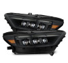AlphaRex 15-17 Ford Mustang NOVA LED Proj Headlights Alpha Black w/Activ Light/Seq Signal/Switch DRL - 880261 Photo - Primary