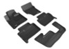 3D MAXpider 2007-2015 Audi Q7 Kagu 1st & 2nd & 3rd Row Floormats - Black - L1AD02601509 Photo - Unmounted