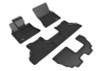 3D MAXpider 2007-2013 BMW X5 E70 Kagu 1st & 2nd & 3rd Row Floormats - Black - L1BM05101509 Photo - Primary