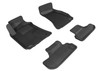 3D MAXpider 2008-2010 Dodge Challenger Kagu 1st & 2nd Row Floormats - Black - L1DG01501509 Photo - Primary