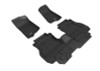 3D MAXpider 2020 Jeep Gladiator JT Kagu 1st & 2nd Row Floormats - Black - L1JP02201509 Photo - Primary