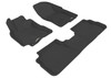 3D MAXpider 2009-2013 Toyota Corolla Kagu 1st & 2nd Row Floormats - Black - L1TY05901509 Photo - Primary