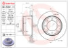 Brembo 16-17 Volvo XC60 Front UV Coated Rotor - 09.E291.11 User 1