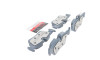 Brembo OE 14-21 BMW i3/20-22 Mini Cooper EVPad BrakePad - P06094E Photo - Close Up