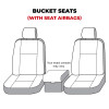 Covercraft 11-16 Dodge Ram Waterproof Polyester SeatSaver Custom Front Row Seat Covers - Grey - SS2459WFGY Photo - out of package