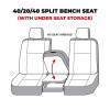Covercraft 10-12 Dodge Ram Polycotton SeatSaver Custom Front Row Seat Covers - Charcoal - SS3410PCCH Photo - out of package