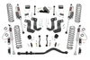 Transform Your Hybrid into a Trail Beast: Give your Jeep 4xe the clearance and capability it deserves with Rough Country's 3.5-inch Suspension Lift Kit,  enough to easily run 35x12.50 tires. This bolt-on upgrade delivers an aggressive stance and commanding presence while maintaining smooth, factory-like ride quality. Whether on the road or tackling rugged trails, you'll enjoy a bold new look and performance that sets your 4xe apart from the rest.Engineered for Performance and Comfort: This premium kit features OEM-tuned coil springs with factory-based spring rates, delivering exceptional handling, stability, and ride comfort while holding lift height even under heavy loads. Precision axle centering is achieved with a heavy-duty forged front track bar and rear track bar bracket, keeping everything perfectly aligned through challenging terrain. A set of control arm drop brackets ensures your factory arms maintain proper geometric angles for superior handling and a smoother highway ride.Custom Shock Options for Every Adventure: Rough Country's nitrogen-charged N3 shocks come standard, offering 10-stage variable valving, an 18mm spring-loaded piston rod, a massive 54mm shock body, and reinforced seals for consistent, long-lasting performance. Upgrade to V2 performance shocks for enhanced off-road control, choose the M1 Monotube for lightning-fast response with internal floating piston technology, or step up to the premium M1R remote reservoir shocks for ultimate damping and heat dissipation on extreme trails. Each option delivers a ride tuned to your driving style.Trail-Ready Hardware: To complete your lift, this kit includes sway-bar links, bump stops, and all necessary components for a factory-quality fit. Every part is designed for durability, performance, and long-term reliability in real-world off-road conditions.Quick and Easy Installation: With a hassle-free bolt-on design and only light drilling required, this kit can be installed in 4-6 hours, getting you back on the trail faster and with minimal downtime.Backed for the Long Haul: Rough Country's 3.5-inch Lift Kit is protected by a Limited Lifetime Replacement Warranty, giving you peace of mind knowing your investment is safeguarded against structural and workmanship defects.