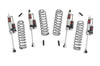 Elevate your Jeep's off-road game and style with Rough Country's 2.5" Suspension Lift Kit. Perfect for larger wheels and tires, this kit enhances your vehicle's ground clearance and gives it a rugged, attention-grabbing look on and off the trail.Lifted Front & Rear Coil Springs: Achieve a taller stance while maintaining factory-like ride quality. These coil springs are tuned to the OEM spring rate for smooth handling whether you're tackling rocky terrain or cruising highways.Custom Shock Options: Select from nitrogen-charged N3 shocks, V2, M1 Monotube, or premium M1R shocks for a ride tailored to your off-road needs and preferences.Easy Installation: Designed for straightforward installation, this kit includes everything you need for a seamless upgrade.Built to Last: With Rough Country's Limited Lifetime Replacement Guarantee, this suspension lift kit is built to endure the toughest trails and environments.Upgrade your Jeep today and experience superior off-road capability and unmatched style with Rough Country's 2.5" Suspension Lift Kit!