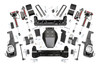 Transform Your HD With Confidence: Upgrade your fourth or fifth-generation Chevy/GMC 2500HD/3500HD with Rough Country's 5-Inch Non-Torsion Drop Suspension Lift Kit. This high-clearance system adds serious attitude and off-road capability to your truck, delivering the height you need to run 35-inch tires, all while maintaining a clean, integrated factory look underneath thanks to its non-torsion drop design.Engineered for a Sleek, Factory-Fit Appearance: Unlike traditional kits that leave torsion bars hanging low and exposed, Rough Country's innovative non-torsion drop design keeps everything tucked up and streamlined. You'll enjoy unmatched ground clearance and a sharp, OEM-style appearance that complements the aggressive stance of your HD truck.Built for Strength and Precision: The kit includes rugged, laser-cut front and rear crossmembers crafted from durable steel for a precise, bolt-on fit. The signature "RC" logo adds a bold touch up front, while the heavy-duty differential skid plate offers extra protection during off-road adventures. Lifted knuckles, rear anti-wrap blocks, and a range of premium shock options, like Rough Country's nitrogen-charged N3s or the high-performance Vertex reservoir, ensure you get the ride feel and handling you demand.Ride Quality You Can Rely On: This lift system retains factory ride comfort and control, keeps axle geometry true to spec, and preserves OEM track width. No drivetrain modifications or differential drilling required, just a clean install and predictable performance, mile after mile.Backed by Rough Country's Limited Lifetime Replacement Guarantee: Drive with peace of mind knowing your lift kit is covered for the long haul.