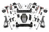 Ultimate Upgrade. Give your GM 2500HD/3500HD an unbeatable stance and better ride quality with Rough Country's 7-inch Lift Kit with Torsion Drop. This kit is a unique offering of suspension lifts, delivering the desired torsion drop look and ride you want while still offering unmatched ground clearance. The Torsion Drop brackets are designed to ensure that your vehicle's track width is not widened and allows you to maintain the factory feel of handling corners and turns. So take your everyday ride and make it one of a kind with our 7-inch Lift Kit with Torsion Drop!Premium Construction. This 7-Inch rugged lift kit is made of heavy-duty laser-cut steel components, powder-coated for a long-lasting finish. It includes replacement knuckles, 1/4" thick steel cross members for the front and rear, fabricated lift blocks, and 1/4" thick Torsion Drop Bar Brackets. You also get the option to configure with multiple shock options that we offer. This allows you to choose the shock series that best fits your needs! Ranging from our nitrogen-charged N3 shocks, to V2 monotube shocks, or our high-performance Vertex adjustable shocks, the power to choose is in your hands. This setup will give you a level stance and the ride height you need to run those larger tires with ease.Installation and Warranty. This kit is packed with all hardware needed for installation and includes full sway bar links, a durable, thick Skid Plate, and brake line relocation brackets. Although some minor cutting and drilling are required, there is no drilling or modifying of the differential, and no drivetrain or exhaust modifications are required. Rough Country's products are backed with a limited lifetime replacement warranty. This means that you have the security of knowing that Rough Country's products will work as they should, even after years of use.