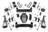Ultimate Upgrade. Give your GM 2500HD/3500HD an unbeatable stance and better ride quality with Rough Country's 5-inch Lift Kit with Torsion Drop. This kit is a unique offering of suspension lifts, delivering the desired torsion drop look and ride you want while still offering unmatched ground clearance. The Torsion Drop brackets are designed to ensure that your vehicle's track width is not widened and allows you to maintain the factory feel of handling corners and turns. So take your everyday ride and make it one of a kind with our 5-inch Lift Kit with Torsion Drop!Premium Construction. This 5-Inch rugged lift kit is made of heavy-duty laser-cut steel components, powder-coated for a long-lasting finish. It includes replacement knuckles, 1/4" thick steel cross members for the front and rear, fabricated lift blocks, and 1/4" thick Torsion Drop Bar Brackets. You also get the option to configure with multiple shock options that we offer. This allows you to choose the shock series that best fits your needs! Ranging from our nitrogen-charged N3 shocks, to V2 monotube shocks, or our high-performance Vertex adjustable shocks, the power to choose is in your hands. This setup will give you a level stance and the ride height you need to run those larger tires with ease.Installation and Warranty. This kit is packed with all hardware needed for installation and includes full sway bar links, a durable, thick Skid Plate, and brake line relocation brackets. Although some minor cutting and drilling are required, there is no drilling or modifying of the differential, and no drivetrain or exhaust modifications are required. Rough Country's products are backed with a limited lifetime replacement warranty. This means that you have the security of knowing that Rough Country's products will work as they should, even after years of use.