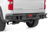 Rugged Rear-End Upgrade: Transform the rear of your fourth-generation Chevy Silverado 1500 with Rough Country's Tubular Rear LED Bumper. This aggressive, high-clearance design not only elevates your truck's off-road appearance but also improves departure angles for trail-ready performance. Whether you're crawling rocky terrain or cruising city streets, this bumper delivers head-turning style and rock-solid protection.Engineered for Strength and Function: Crafted from heavy-duty steel and finished in a corrosion-resistant, textured black powder coat, this bumper is built to handle whatever the road or trail throws your way. Its bold tubular design complements your Silverado's body lines while providing dependable impact resistance and long-lasting durability.Fully Compatible and Sensor-Ready: This rear bumper is designed to retain your factory receiver hitch for full towing functionality and accommodates factory backup and proximity sensors. For Silverado models not equipped with sensors, mesh block-off plates are included to maintain a clean, finished look.Light-Ready Design: Need extra visibility? This bumper includes provisions to mount Rough Country's 2-inch LED light cubes, giving you the ability to add powerful rear-facing illumination for trail spotting, worksite visibility, or night-time reversing.Hassle-Free Installation: No cutting, welding, or drilling required. This bumper features a 100% bolt-on installation using standard tools and can be completed in just 3-4 hours from the comfort of your garage.Backed by a Limited Lifetime Warranty: Rough Country backs this rear bumper with a limited lifetime replacement warranty against structural and workmanship defects, giving you confidence on every adventure.