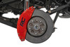 Superior Looks and Function. Give your Jeep an aggressive look and a pop of color with Rough CountryΓÇÖs Rear Brake Caliper Covers. These stylish covers enhance the look of your standard (often rusty) brake calipers by replacing it with a realistic, race-ready look. Made of durable 6061-T6 aluminum construction and corrosion-resistant, high-gloss coating, Rough CountryΓÇÖs Brake Caliper Covers are designed to stand the test of time with a longer lifespan and better look than painting your calipers could ever give. Not only do caliper covers improve the look of aftermarket wheels, they also help reduce brake dust to keep your wheels cleaner day in and day out.Installation and Warranty. Featuring a clamp-on design Rough Country's Caliper Covers include all of the necessary hardware needed to ensure an easy installation process. In addition, this product is backed with a limited lifetime replacement warranty for manufacturer defects. As such, the product is protected from structural and workmanship damage after the date of purchase. With our industry-leading warranty, give yourself peace of mind when using Rough Country's products!
