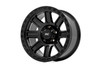Ready to take your ride to the next level? Look no further than the Rough Country 84 Series Black Wheels! These wheels are a perfect blend of power, style, and performance. Featuring a sleek Gloss Black Finish that resists corrosion and keeps your wheels looking sharp, plus a bold 8-Spoke Design that gives your vehicle an aggressive edge, these wheels are built to stand out. The Single-Piece Aluminum Construction delivers unbeatable strength while keeping your ride light and agile for off-road excellence.Each wheel includes a Rough Country Black Center Cap, adding that perfect finishing touch to your vehicleΓÇÖs new look. Backed by a 1-Year Finish & Limited Lifetime Structural Warranty, you can trust in both the durability and performance of the 84 Series Black Wheels. Life's too short for boring wheels, so ditch the old wheels, unleash your individuality, and hit the road with the 84 Series Black Wheels.