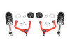 Rough CountryΓÇÖs 3.5ΓÇ¥ Bolt-On Lift Kit delivers aggressive styling, enhanced performance, and an unbeatable valueΓÇöall with an easy installation process. Elevate your ride and conquer new heights with this premium upgrade!Precision-Engineered Upper Control Arms: This kit features high-quality, lightweight, forged aluminum Upper Control Arms designed for effortless alignment adjustments. Equipped with OE-style rubber bushings, these arms provide enhanced durability while maintaining a factory-like geometry. By keeping the ball joint at optimal angles, this design allows for a greater range of motion with less stress, wear, and tearΓÇöensuring long-lasting performance on and off the road.Rear Lift & Aggressive Stance: Included in the kit are durable strut spacers that provide lift height in the rear, giving your truck the clearance it needs to accommodate up to 305/55R20 tires. The result? A sleek, level stance from front to rear that enhances both aesthetics and functionality.Hassle-Free, Bolt-On Installation: This all-inclusive kit is designed for easy installation, requiring only minor trimming and basic hand toolsΓÇöno need for complicated modifications! With a 100% bolt-on process, you can install this kit right at home with confidence.Backed by Rough CountryΓÇÖs Limited Lifetime Replacement Warranty: Enjoy peace of mind with Rough CountryΓÇÖs industry-leading Limited Lifetime Replacement Warranty, ensuring your investment is protected for years to come.Upgrade your ride today with the Rough Country 3.5ΓÇ¥ Bolt-On Lift KitΓÇöwhere performance, durability, and style come together in one unbeatable package!