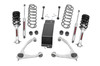 Take your GM SUV to the next level with Rough Country's 3.5-inch Lift Kit, designed for Tahoe, Yukon, and Suburban models. Whether you're conquering rugged trails or turning heads on the street, this lift delivers the perfect blend of performance, durability, and style. With this kit, you can run up to a 32-inch tire, achieving an aggressive stance that transforms your SUV's appearance and off-road capability. Boosted ground clearance ensures you'll navigate over rocks, ruts, and uneven terrain with ease, while maintaining a smooth and confident ride quality on the road.Precision Lift and Leveling: A combination of rear coil springs and front loaded struts ensures your vehicle achieves the perfect front-to-rear balance.Differential Drop Spacers and Skid Plate: Protect your drivetrain and maintain optimal axle angles with differential drop spacers. The included skid plate offers durable protection against off-road hazards.Upgraded Ball Joints for Superior Articulation: Equipped with POM ball joints, this kit provides enhanced wheel articulation for tackling tough trails. Featuring a maintenance-free design, these ball joints improve range of motion and ensure long-lasting performance.Factory Ride Quality, Off-Road Ready: Enjoy the best of both worldsΓÇösmooth on-road handling and trail-ready toughness.Rough Country's 3.5-inch Lift Kit is engineered for off-road enthusiasts who demand more from their SUVs. Whether you're navigating rocky paths or cruising city streets, this kit provides the performance, reliability, and style you need to dominate every adventure. Get ready to take your SUV off the beaten path with confidence and style. Transform your Tahoe, Yukon, or Suburban today with Rough CountryΓÇÖs 3.5-inch Lift Kit!