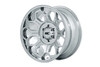 Elevate your ride with Rough Country's 77 Series Wheel, designed for those who demand both style and performance. Whether you're conquering the streets or tackling tough off-road trails, these wheels are built to handle it all.Chrome Finish: This sleek and reflective finish resists the elements, maintaining its brilliant shine through all conditions.Aggressive 8-Spoke Design: Engineered for strength and style, this design offers a fierce, rugged look while enhancing your vehicle's performance on and off the road.Lightweight Single-Piece Aluminum Construction: Enjoy the benefits of a strong, lightweight wheel that improves handling without compromising durability.Includes Chrome Center Cap with Black Lettering: Complete the look with a sleek chrome center cap featuring bold black lettering for a striking contrast.1-Year Finish & Limited Lifetime Structural Warranty: Built to last with confidence, this wheel comes with a 1-year finish warranty and a limited lifetime structural warranty.Upgrade your vehicle with Rough Country's 77 Series Wheel for a perfect blend of toughness, style, and reliability.