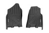 Introducing Flex-Fit floor mats ΓÇö the ultimate enhancement for your truck's interior and built tough to handle any challenge. Crafted from premium rubber-like material, these mats are as durable as they come, perfectly tailored to fit your truck's unique shape for a seamless finish.\
Stock floor mats just don't cut it for adventurers. They get trashed by mud, don't hold up to spills, and leave your carpets a mess. Give your ride the all-weather protection it deserves with Rough Country's Flex-Fit Floor Mats, the perfect solution for keeping your vehicle clean and protected.\
All-Weather Protection: Engineered to fit your vehicle perfectly, these mats provide top-notch defense against snow, mud, sand, saltwater, and more.\
Spill Saver Lip: Don't sweat the spills! Our mats feature a Spill Saver Lip that prevents liquids from reaching your carpet, so you can enjoy your coffee on the go without worry.\
Non-Slip, Textured Surface: Stay in control no matter the terrain with our mats' non-slip, textured surface, designed to keep your feet firmly planted while driving.\
Easy to Clean and Maintain: Cleaning up is a breeze! These mats are detachable and easy to clean, so you can spend less time on maintenance and more time hitting the road.\
Premium Materials: Constructed from a rubber-like TPE material, these mats are built to withstand extreme temperatures without cracking or warping. They will stay flexible and functional for the long haul.\
Effortless Installation: Forget wrestling with bulky mats. Flex-Fit Mats slide right into place for a quick and frustration-free installation.\
Upgrade your truck's defense against the elements with Rough Country's Flex-Fit Floor Mats. They'll keep your carpets looking fresh and give you peace of mind on every adventure.