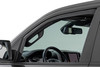 Upgrade your driving comfort with Rough Country's premium in-channel wind deflectors, designed for easy installation and exceptional performance. They fit seamlessly into your vehicle's window channels maintaining a sleek profile while letting you enjoy fresh air in any weather. Say goodbye to noisy wind and turbulence for a quieter cabin on city commutes or road trips. Our deflectors reduce glare and keep your interior dry with windows cracked open. They blend seamlessly with your vehicle's design for a stylish look and are custom-made for a perfect fit and reliable performance, ensuring every drive is comfortable and enjoyable.