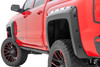Add aggressive good looks quickly and easily with Rough Country's Fender Flares. Nothing compliments a new lift, wheels, and tires like a set of stylish, mean-looking fender flares. Rough Country's Fender Flares are designed with a simulated riveted look. These fender accessories bolt-on quickly and easily in a few secure mounting points, making installation a cinch. No cutting or drilling is required to install, and these flares can be easily removed and return your truck to stock! These UV treated fender flares ship in flat-black or can easily be painted to match your vehicle, and are designed to withstand the sun, rain and other elements of nature. Rough Country Fender Flares are guaranteed to be free of defects for 3 years!