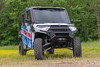 Unlock the full potential of your UTV with Rough CountryΓÇÖs Forged Aluminum Control Arms for the Polaris Ranger.ΓÇ»Stock vehicles are limited to tire height increases due to front tire-to-body contact. Our Forward Offset Control Arms eliminate those limitations and allow for up to a 30ΓÇ¥ tire with no lift required!\
2ΓÇ¥ Forward Offset: By moving your front wheels 2ΓÇ¥ forward, you gain the clearance needed for up to 30ΓÇ¥ tires, with no lift kit required. Extending the wheelbase 2ΓÇ¥ also improves approach angles and provides enhanced stability and control over challenging terrains.  But if you're craving an even higher stance, this control arm can be seamlessly combined with a lift kit for additional tire clearance.\
Built Tough: Rough Country's Control Arms are crafted from tough forged aluminum, making them lightweight and stronger than regular tubular arms.\
All-in-one Solution: With our all-in-one design, you won't need additional components such as extended tie-rods, extra steering stops, or adjustable blocks.\
Easy Installation: Rough CountryΓÇÖs Forged Aluminum 2ΓÇ¥ Forward Offset High Clearance Control Arms wonΓÇÖt install themselves, but theyΓÇÖre about as close as you can get.ΓÇ» Complete with pre-installed greaseable Heavy Duty Ball Joints and long-life rubber bushings, installation is as simple and straightforward as it gets.\
With Rough Country's Forged Aluminum Control Arms, you'll gain more clearance and unbeatable durability. Upgrade your Polaris Ranger today and experience the Rough Country difference.