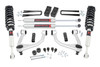 Rough Country's 3.5in Bolt-On Kit offers easy installation and aggressive good looks at an incredible value. Take your truck to new heights with this excellent option for 07-17 Tundra pickups.This kit features a set of high-quality, tubular Upper Control Arms designed to make alignment adjustments easier and durable rubber bushings. These arms are designed to promote a factory-like geometry by keeping the ball joint at optimum angles after lifting. This design allows for an improved, greater range of motion from the ball-joint, with less stress, wear and tear.Rough CountryΓÇÖs 3.5-inch Bolt-On Kit features N3 Nitrogen-charged shocks, giving your truck incredible ride-quality both on and off-road. Also included are a set of durable loaded struts and fabricated rear blocks to provide lift height from front to rear. Once installed, this kit gives your truck plenty of ride height for larger tires while offering a clean, level look from front to rear.This all-inclusive kit comes with everything you need, and installation is a piece of cake compared to other kits on the market! Featuring a 100% bolt-on installation process that requires zero cutting or drilling, this kit can be installed using common tools in a home garage, and allows the truck to be returned to stock at any time if so desired. Best of all this kit features Rough CountryΓÇÖs Lifetime Replacement Warranty.