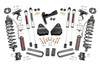 Explore New Heights. Give your fourth-generation Ford Super Duty superior lift height with Rough Country's 3-inch Coilover Suspension Lift Kit! This all-inclusive kit comes with everything you need for a total transformation of your truck. Run up to 35in tires while preserving the smooth, factory ride quality with this impressive upgrade.\
Durable Components. When changing a vehicle's suspension, the key to preserving ride quality is keeping the geometry of all suspension components as close to their factory angles as possible. Rough Country's new 3-inch Suspension Lift features a set of ultra-durable radius arm drop brackets, precision fit to bolt right into the factory mounts for an easier install and a more factory-like angle. Utilizing this conversion kit you're removing the factory independent coil shock and coil set-up and replacing it with a massive 2.5in piston, nitrogen-charged, 8-stage adjustable Vertex Coilover. Rough CountryΓÇÖs Vertex Coilovers feature a monotube design with an external reservoir for increased oil capacity and damping sensitivity. When it comes to investing in a high-end kit, youΓÇÖll be pleased to find that Rough CountryΓÇÖs 2.5in piston design is beefier and offers an impressive 56% greater fluid capacity than the average reservoir shock. Each kit is paired with a monotube shock that provides optimal damping control.\
Installation. Requiring cutting and drilling to install, an estimated timeframe of 5-6 hours is recommended to complete this full installation. This full kit can be installed at home and can be completed efficiently and quickly!\
Limited Lifetime Replacement Warranty. Rough Country's 3-inch Coilover Suspension Lift Kit is backed with a limited lifetime replacement warranty towards manufacturer defects. As such, the product is protected from structural and workmanship damage after the date of purchase. With our industry-leading warranty give yourself peace of mind when using Rough Country's Suspension products!