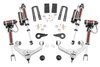 Rough Country's 3.5in No-Cut Kit offers easy installation and aggressive good looks at an incredible value. Take your truck to new heights with this excellent option for GM HD Models.This kit features a set of high-quality, tubular Upper Control Arms with a reinforced gusset plate and durable rubber bushings. These arms are designed to promote a factory-like geometry by keeping the ball joint at optimum angles after lifting. This design allows for an improved, full range of motion from the ball-joint, with less stress, wear and tear.This kit also features a set of durable, forged torsion bar keys, offering uncompromising strength and rigidity over factory keys. A set of front and rear N3 Nitrogen-charged shocks are also included in the kit, giving your truck incredible ride-quality both on and off-road. Once installed, this kit gives your truck plenty of ride height for up to 33in tires while offering a clean, level look from front to rear.This all-inclusive kit comes with everything you need, and installation is a piece of cake compared to other kits on the market! Featuring a 100% bolt-on installation process that requires zero cutting or drilling, this kit can be installed using common tools in a home garage, and allows the truck to be returned to stock at any time if so desired. Best of all this kit features Rough CountryΓÇÖs Lifetime Replacement Warranty.