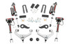 Rough Country's 3in Bolt-On Kit offers easy installation and aggressive good looks at an incredible value. Take your truck to new heights with this excellent option for GM HD Models.\
This kit features a set of high-quality, tubular Upper Control Arms with durable rubber bushings. These arms are designed to promote a factory-like geometry by keeping the ball joint at optimum angles after lifting. This design allows for an improved, full range of motion from the ball-joint, with less stress, wear and tear.\
This kit also features a set of durable, forged torsion bar keys, offering uncompromising strength and rigidity over factory keys. Once installed, this kit gives your truck plenty of ride height for up to larger tires while offering a clean, level look from front to rear.\
This all-inclusive kit comes with everything you need, and installation is a piece of cake compared to other kits on the market! Featuring a 100% bolt-on installation process that requires zero cutting or drilling, this kit can give your truck a huge transformation while preserving the ability to return to stock if needed. Best of all this kit features Rough CountryΓÇÖs Lifetime Replacement Warranty!