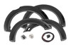 Add aggressive good looks quickly and easily with Rough Country's Fender Flares. Nothing compliments a new lift, wheels, and tires like a set of stylish, mean-looking fender flares. Rough Country's Fender Flares are designed with a simulated riveted look. These fender accessories bolt-on quickly and easily in a few secure mounting points, making installation a cinch. No cutting or drilling is required to install, and these flares can be easily removed and return your truck to stock! These UV treated fender flares ship in flat-black or can easily be painted to match your vehicle, and are designed to withstand the sun, rain and other elements of nature. Rough Country Fender Flares are guaranteed to be free of defects for 3 years!