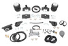 Ideal Leveling: Is your truck your workhorse? The main attraction of a pickup is the ability to haul and tow as needed. However, due to the weight in the bed or the condition of the rear leaf springs, your vehicle may become un-level under load. At Rough Country, we've designed a solution to eliminate these concerns. Introducing Rough Country's Rear Air Spring Kit.Heavy-Duty Construction: Rough Country's Rear Air Spring Kit includes two high-quality, double convoluted air bags, reinforced with durable powder-coated steel brackets and DOT-approved airlines. Whether you're towing a trailer or hauling heavy loads, this kit helps ensure your vehicle remains level, alleviating the strain on your trailer's tongue weight. The kit features 1/4" push-to-connect air fittings for easy installation, along with all necessary bracketry for a secure fit. Rough Country's Air Spring Kit supports up to 5,000 lbs of load, minimizing sway and preventing bottoming out while braking and steering.Easy Installation: Quick and simple setup for immediate use. Rough Country's kit can be installed at home with standard tools in just 5-6 hours, ensuring minimal downtime and fast, hassle-free installation.Onboard Air Compressor and Wireless Controller: For added convenience, Rough Country offers an optional onboard air compressor and wireless controller to easily adjust your air spring kit on the go. Control air pressure at the push of a button from the comfort of your vehicle.Reliable Warranty Coverage: Rough Country's Rear Air Spring Kit includes a limited lifetime warranty on the air springs and a two-year replacement warranty on the compressor, offering lasting protection against manufacturer defects. This industry-leading coverage ensures confidence in both quality and durability, so you can count on Rough Country to keep your truck performing at its best.