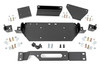 Ultimate Winch Mounting Solution. Are you looking for a winch mount that won't compromise the sleek look of your Ford F-250? Do you want a durable and reliable winch mount that is easy to operate and will accommodate most winches on the market? Rough Country's Hidden Winch Mount is the solution you have been looking for!\
Built to Last. The Ford F-250 Rough Country Hidden Winch Mount is constructed with high-quality materials to ensure durability and reliability. The winch mount is made with a black carbon powder coating that can withstand harsh weather conditions and resist corrosion. It is designed to accommodate most winches on the market, making it a versatile option for any off-road adventure. The winch mount is hidden behind the front bumper, with only the fairlead and tow hook visible, giving your Ford F-250 a clean and sleek look.\
Installation and Warranty. Installing this Winch Mount is a breeze. It comes with an easy bolt-on installation process, allowing you to install it quickly and easily without needing professional installation. It also includes a convenient remote port, so you can operate your winch effortlessly from a safe distance. The Rough Country Hidden Winch Mount comes with our Limited Lifetime Warranty, so you can enjoy the peace of mind that comes with buying Rough Country products.