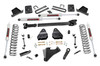 Give your 17-20 Ford Super Duty an impressive upgrade, front to back with Rough CountryΓÇÖs 4.5" Ford Suspension Lift Kit! This easy-to-install lift kit raises the front of your vehicle to be equal height with the rear for a leveled, better-than-stock look that gives an improved ride height and more aggressive appearance.\
This kit features a set of front, lifted coil springs allowing you gain additional ride height without sacrificing ride quality or performance. A set of sway bar drop brackets and track bar are provided to keep everything at optimum angles for a factory-like ride, even after lifting.\
A set of Rough Country's premium N3 shocks are also included. These fine tuned 10-stage variable high-pressure Nitrogen charged shocks offer a fantastic blend of off-road action and smooth highway ride quality. With a durable 18mm spring-loaded piston rod and faster-cooling 54mm shock body.\
Get the wheels you want! Rough Country's 4.5" 17-20 Ford Suspension Lift Kit comes with everything you need to fit up to a 35" tire with proper wheel backspacing.\
Best of all, Rough Country's 4.5ΓÇ¥ Ford Suspension Lift Kit is backed by our Lifetime Replacement Warranty!