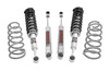 Superior Design. Rough Country's 2-inch Bolt-On Kit offers easy installation and aggressive good looks at an incredible value. Take your 4Runner to new heights with this excellent option for your fifth-generation Toyota 4Runner.\
Durable Components. Rough CountryΓÇÖs 2-inch Bolt-On Kit features N3 nitrogen-charged shocks, giving your truck incredible ride-quality both on and off-road. Also included are a set of N3 loaded struts and rear coil springs to provide lift height from front to rear. Once installed, this kit gives your truck plenty of ride height for larger tires while offering a clean, level look from front to rear.\
Installation. ΓÇ»Rough Country's bolt-on 2-inch Bolt-On Kit is easy to install, 100% bolt-on, and requires no drilling. Plus, they come with all the necessary hardware included. With an estimated install time of 3-4 hours, you can enjoy your new sliders in no time.\
Limited Lifetime Warranty. Rough Country's 2-inch Bolt-On Kit is backed with a limited lifetime replacement warranty towards manufacturer defects. As such, the product is protected from structural and workmanship damage after the date of purchase. With our industry-leading warranty, give yourself peace of mind when using Rough Country's products!