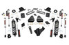 Explore New Heights. Give your third-generation Ford Super Duty superior lift height with Rough Country's 4.5-inch Coilover Suspension Lift Kit! This all-inclusive kit comes with everything you need for a total transformation of your truck. Run up to 37in tires while preserving the smooth, factory ride quality with this impressive upgrade.\
Durable Components. When changing a vehicle's suspension, the key to preserving ride quality is keeping the geometry of all suspension components as close to their factory angles as possible. Rough Country's new 4.5-inch Suspension Lift features a set of ultra-durable radius arm drop brackets, precision fit to bolt right into the factory mounts for an easier install and a more factory-like angle. Utilizing this conversion kit you're removing the factory independent coil shock and coil set-up and replacing it with a massive 2.5in piston, nitrogen-charged, 8-stage adjustable Vertex Coilover. Rough CountryΓÇÖs Vertex Coilovers feature a monotube design with an external reservoir for increased oil capacity and damping sensitivity. When it comes to investing in a high-end kit, youΓÇÖll be pleased to find that Rough CountryΓÇÖs 2.5in piston design is beefier and offers an impressive 56% greater fluid capacity than the average reservoir shock. Each kit is paired with a monotube shock that provides optimal damping control.\
Installation. Requiring cutting and drilling to install, an estimated timeframe of 6-10 hours is recommended to complete this full installation. This full kit can be installed at home and can be completed efficiently and quickly!\
Limited Lifetime Replacement Warranty. Rough Country's 4.5-inch Coilover Suspension Lift Kit is backed with a limited lifetime replacement warranty towards manufacturer defects. As such, the product is protected from structural and workmanship damage after the date of purchase. With our industry-leading warranty give yourself peace of mind when using Rough Country's Suspension products!