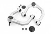Take your truck to the next level with Rough CountryΓÇÖs most durable Upper Control Arm to date! Rough CountryΓÇÖs Forged Upper Control Arms feature a solid, 1-piece design made of forged aluminum for superior strength and durability. This forged design outperforms all other types of arm construction, with no welding weak spots that could bend or break.\
Rough CountryΓÇÖs Forged Upper Control Arms feature POM ball joints for a greater range of motion offering more wheel articulation than standard or OE replacements. These ball joints feature a Polyoxymethylene ball race with an extremely low coefficient of friction for longer life, and a larger ball diameter to improve range of motion with a maintenance-free design. Each ball joint is fully greaseable.\
Rough CountryΓÇÖs Forged Upper Control Arms also feature durable rubber bushings rubber bushings for superior quality and durability.