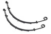 Added Lift Height and Ride Comfort. Take your suspension kit to the next level with Rough Country's Replacement Leaf Springs. Constructed from high-quality materials and designed specifically for the weight of your vehicle. This enhanced replacement spring will provide a factory-like feel while retaining your suspension lift height.┬á\
Durable and Off-Road Ready. Rough Country's Replacement Leaf Springs are designed to tackle any terrain that they are faced with. Featuring a multi-leaf design and spring pads this reduces the friction and maximizes comfort. Each leaf pack utilizes tapered leaves for improved flexibility at their ends.┬á\
Installation. Rough Country's Replacement Leaf Springs┬áoffer a 100% bolt-on installation estimated to take approximately 1-2 hours depending on vehicle condition. Simply remove the pre-existing leaf spring and use the stock hardware to equip your vehicle with this high-quality replacement.┬á\
Lifetime Replacement Warranty. Rough Country's Replacement Leaf is backed with a 5-year replacement warranty towards manufacturer defects. As such, the product is protected from structural and workmanship damage after the date of purchase. With our industry-leading warranty give yourself peace of mind when using Rough Country's Suspension products!┬á
