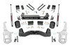 Turn your Ford F-150 into the ultimate road-and-trail champion with Rough Country's 6-Inch Lift Kit. Designed to conquer everything from rugged trails to your daily drive, this kit delivers the perfect stance, unbeatable ground clearance, and the confidence to tackle any challenge. It enhances ride quality while giving your truck the bold, capable look your adventures demand. This isn't just a lift-it's a complete truck upgrade.Serious Ground Clearance: More room for adventure! This lift gives your F-150 the height it needs to clear obstacles on the trail and look commanding on the road.Levels Front and Rear: Say farewell to that factory nose-down look. This kit evens things out, giving your truck a clean, aggressive stance that screams confidence.Precision Engineered Aluminum Knuckles: A standout feature you won't find with any other brand. Engineered to outperform steel, these knuckles are 50% lighter, delivering improved handling and a better ride quality. Outstanding corrosion resistance ensures superior performance and long-lasting durability, making them the ultimate choice for any terrain.Fabricated Rear Blocks: Tougher than cast alternatives, these blocks keep your truck steady and reliable, mile after mile.Installation and Warranty: Transform your F-150 with our all-inclusive 6-inch Lift Kit, featuring durable aluminum knuckles, crossmembers, and all the hardware for a factory-like setup with extra ground clearance. Plus, enjoy peace of mind with Rough Country's limited lifetime warranty, protecting against structural and workmanship defects.This isn't your average lift kit. With premium components and attention to detail, it's designed to handle everything from weekend overlanding to weekday commutes.