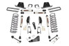 This 5in kit now includes our critically acclaimed N3 Shock Absorbers at no additional cost! Our N3 shocks are custom tuned specifically for this application - meaning you get a shock designed specifically for the weight and maneuverability of your truck. Incorporating "Velocity Sensitive Valving" technology, these shocks utilize a 10-stage variable valving process that allows for a super smooth highway ride and outstanding control in rugged off road situations from the same shock, with no need for further adjustment.\\
Featuring a brand-new control arm solution, our new Dodge 2500 Control Arm Drop Bracket System improves driveline geometry. By utilizing a set of beefy drop brackets we've eliminated the steep mounting angle often seen on 5in and larger kits. By mounting your stock arms to the reduced angle provided by our Drop Bracket System, you'll gain better ride quality and better caster angle for increased drivability.